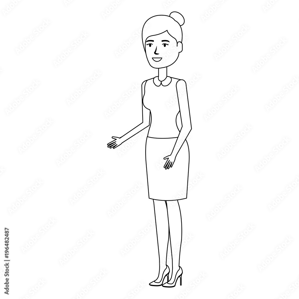 beautiful businesswoman avatar character beautiful businesswoman avatar character