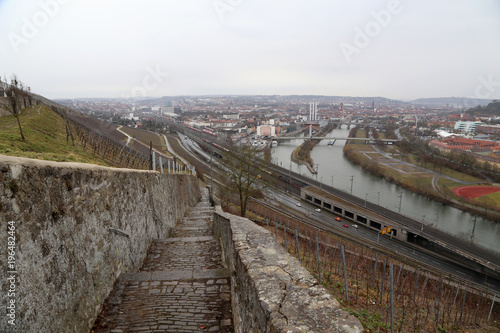Panoramic picture of the city of Würzburg (Germany)