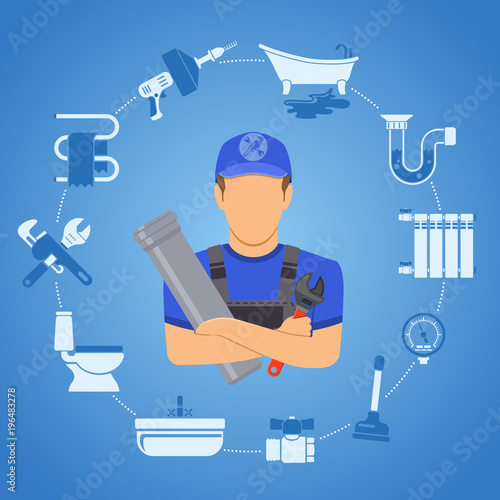 Plumbing Service Concept