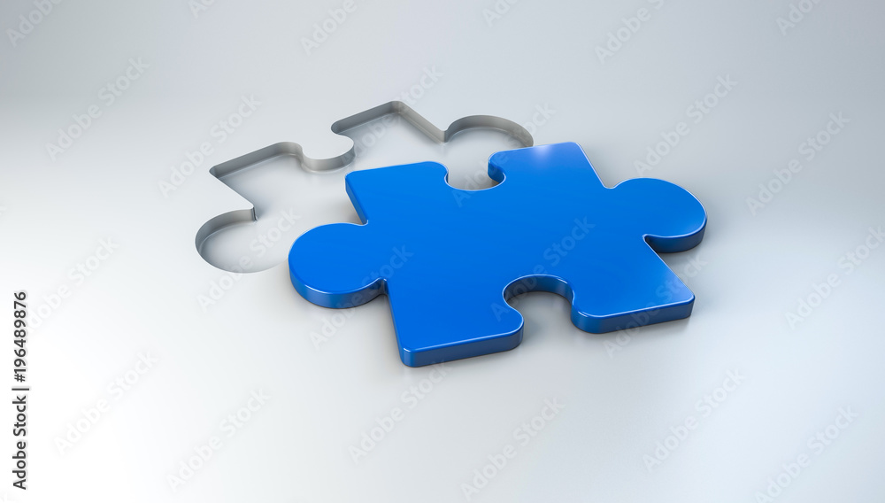 Puzzle - Konzept Lösung, Perfektion oder gleichheit Puzzle - Konzept Lösung, Perfektion oder gleichheit