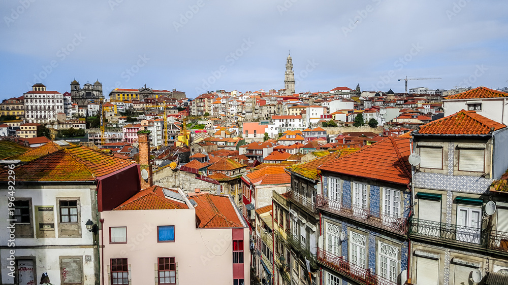Roofs of Porto. Portugal.
