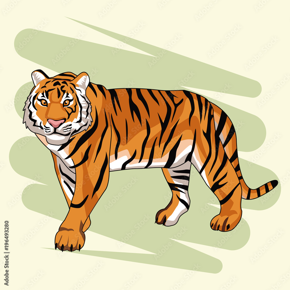 Tiger Very Big Stock Vector (Royalty Free) 2202659379 | Shutterstock