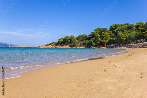 Fototapeta Naklejka Na Ścianę i Meble -  Banana beach on the Skiathos island, Greece