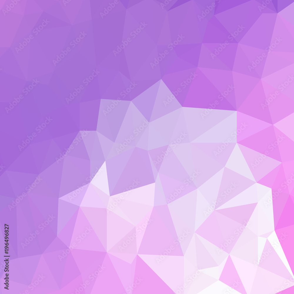 Obraz premium Abstract triangles pattern background. violet mosaic, illustration