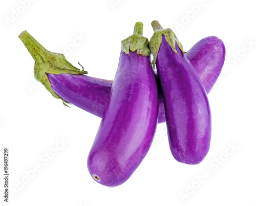 Eggplant isolated on a white background