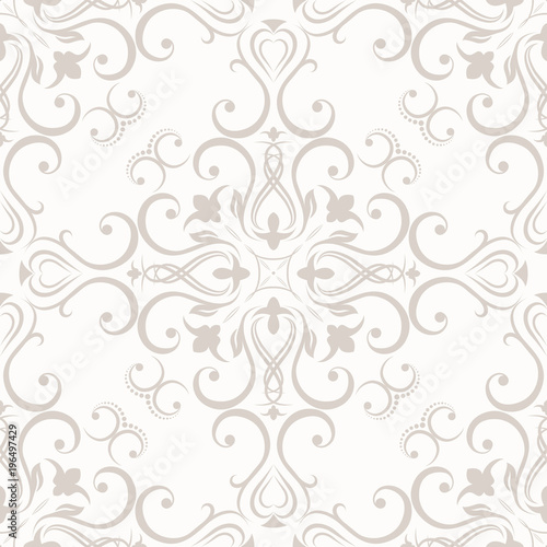Seamless wallpapers in the style of baroque , illustration