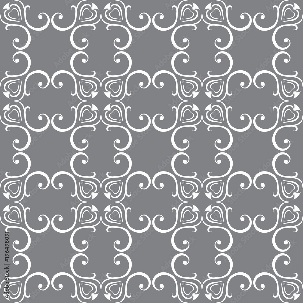 Seamless wallpapers in the style of Baroque . Can be used for backgrounds and page fill web design. illustration Seamless wallpapers in the style of Baroque . Can be used for backgrounds and page fill web design. illustration