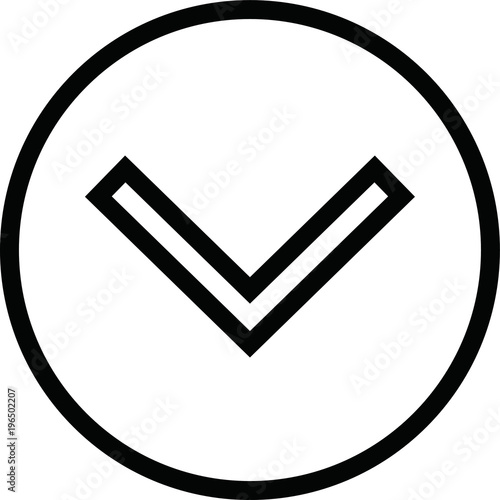 Web Expand arrow icon 4