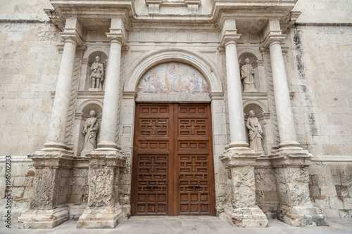  Architecture, religious building, church, iglesia de sant julia, baroque style, Arbos, province Tarragona,Catalonia.Spain.
