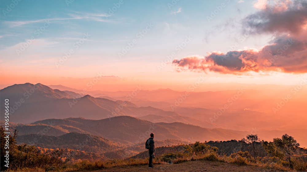 Obraz premium Sunset Lookout