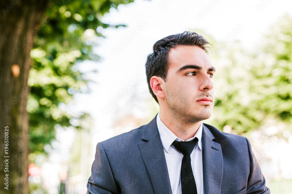 Portrait of young businessman Portrait of young businessman