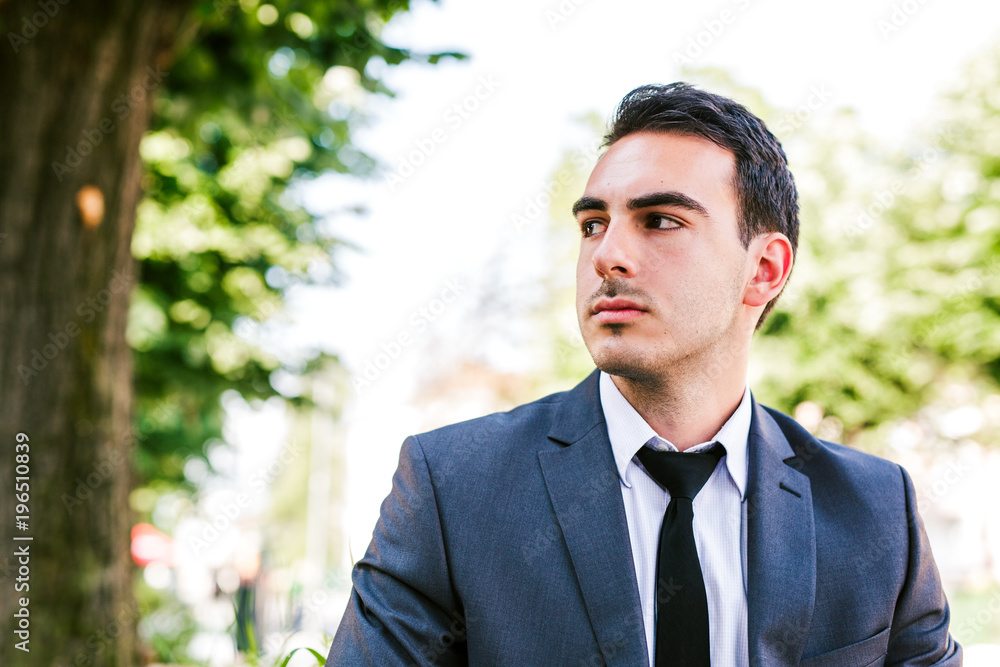 Portrait of young businessman Portrait of young businessman