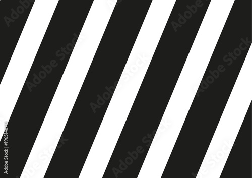 Black stripes on white back...