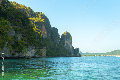 rocks and sea