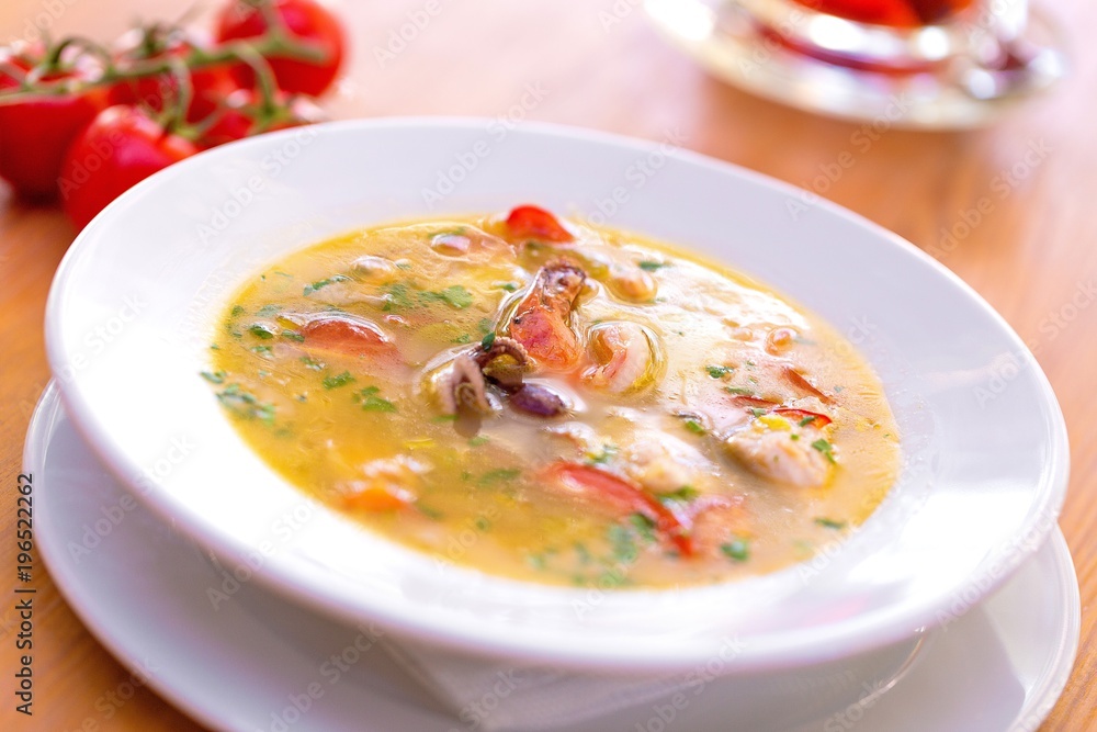 Soup with Seafood Soup with Seafood