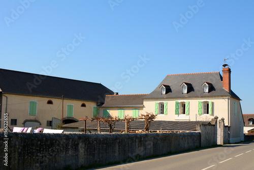 The beautiful streets in French countryside  South of France  Europe.