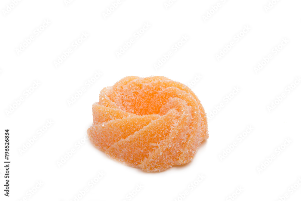 Colorful marmalade isolated on the white background Colorful marmalade isolated on the white background