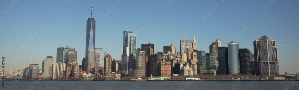 Manhattan Skyline and One World Trade Center