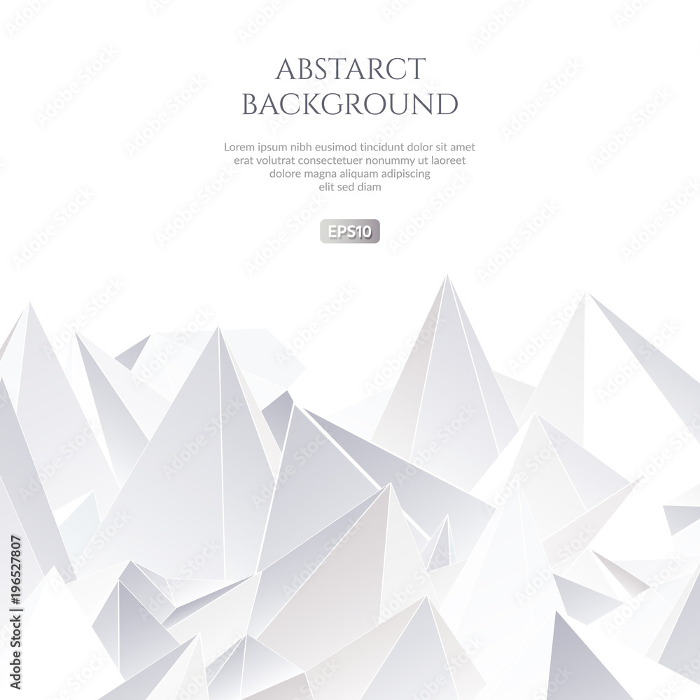 Abstract background with large shapes. The texture of the triangles. Abstract background with large shapes. The texture of the triangles.