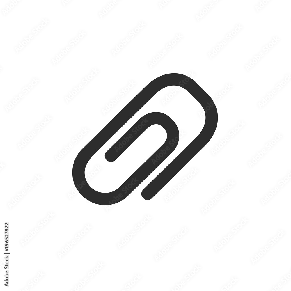 paper clip icon. vector illustration paper clip icon. vector illustration