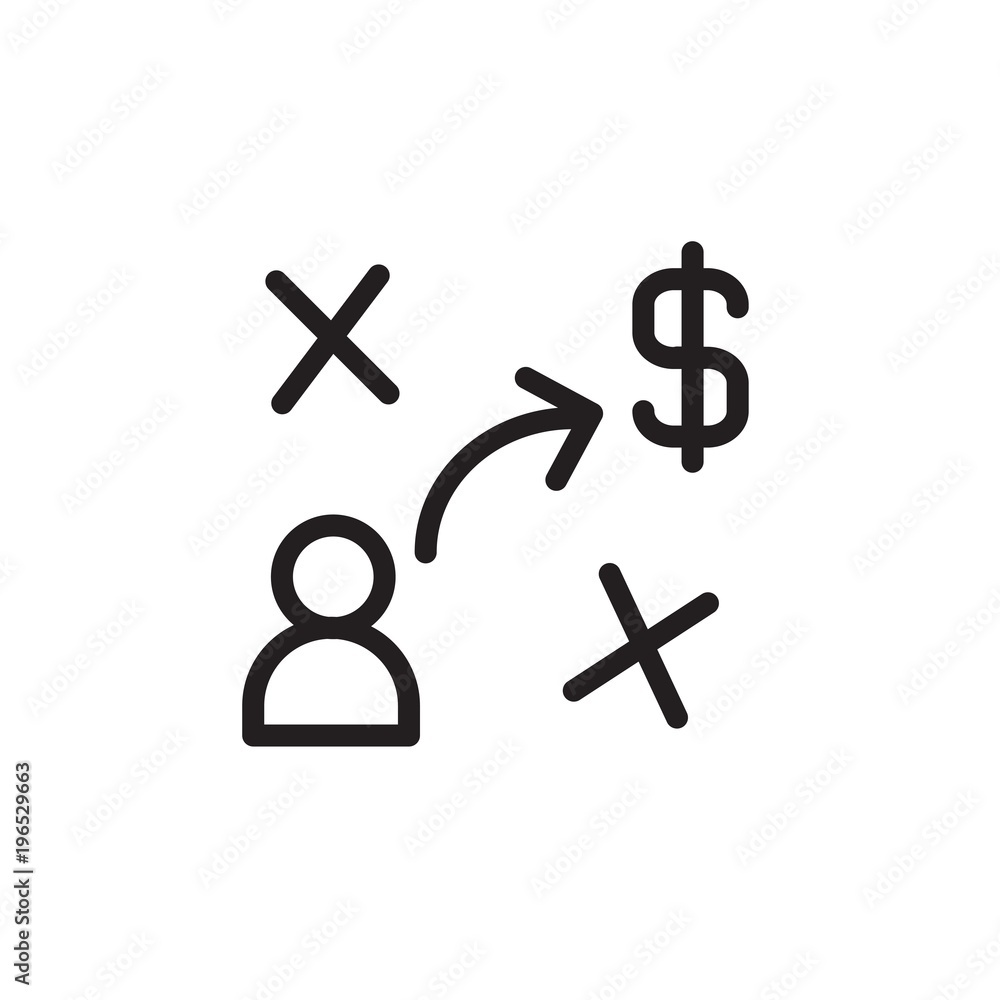 finance strategy, money tactics outlined vector icon. Modern simple isolated sign. Pixel perfect vector illustration for logo, website, mobile app and other designs finance strategy, money tactics outlined vector icon. Modern simple isolated sign. Pixel perfect vector illustration for logo, website, mobile app and other designs