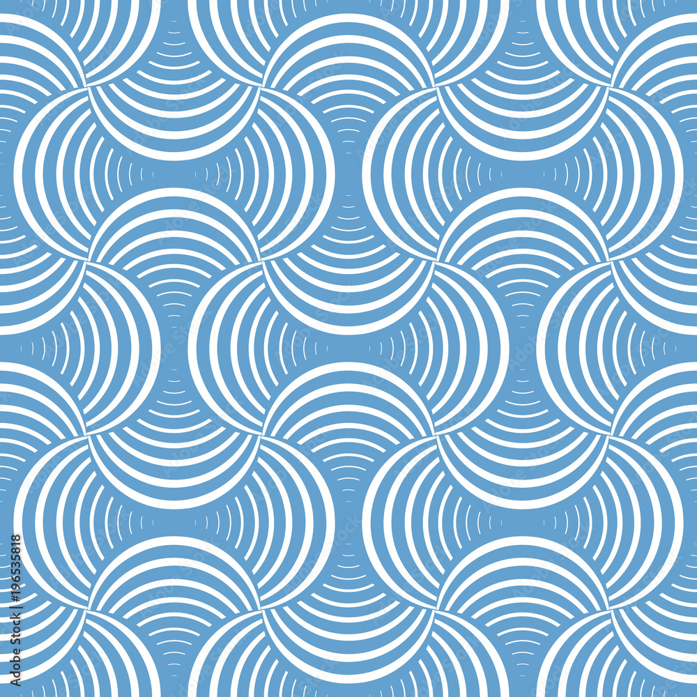 Ornate geometry seamless pattern with petals Ornate geometry seamless pattern with petals
