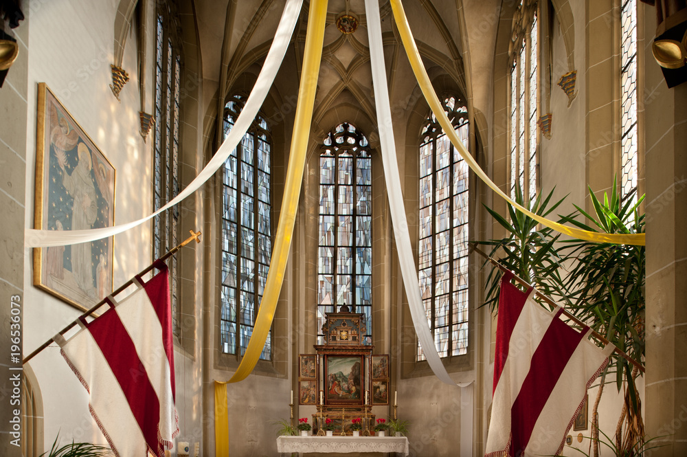 Fototapeta premium Wallfahrtskirche Maria im Sand in Dettelbach