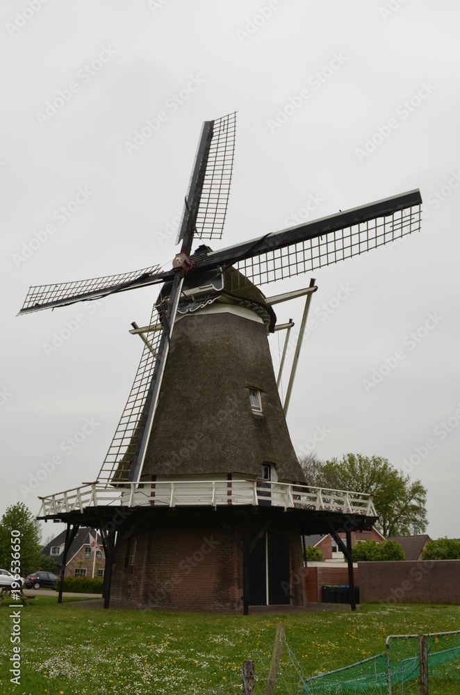 windmill, Holland. sky, wind, mill