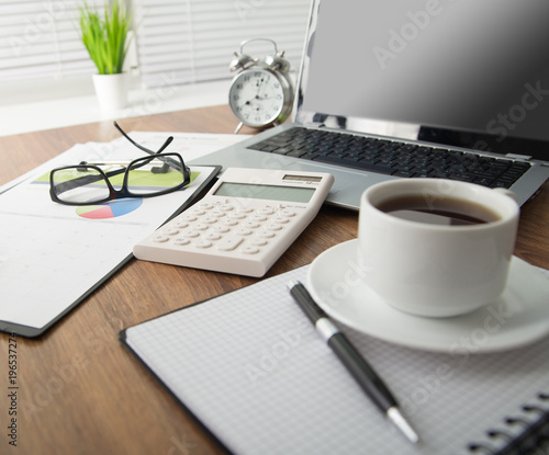 business office with different office