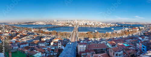 Cityscape of Historical Center Istanbul Golden Horn