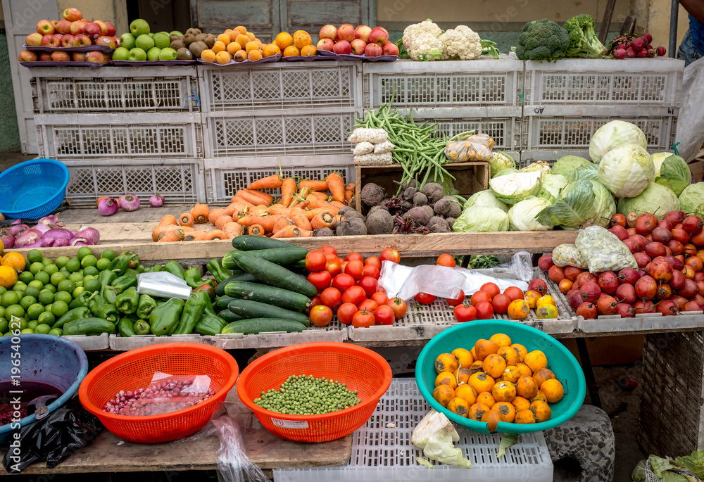 Fresh Fruit and Vegitables for sale at Charapoto Ecuador Sunday Market Fresh Fruit and Vegitables for sale at Charapoto Ecuador Sunday Market
