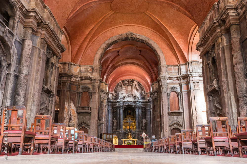 Fototapeta premium intérieur de l'église São Domingos Lisbonne Portugal