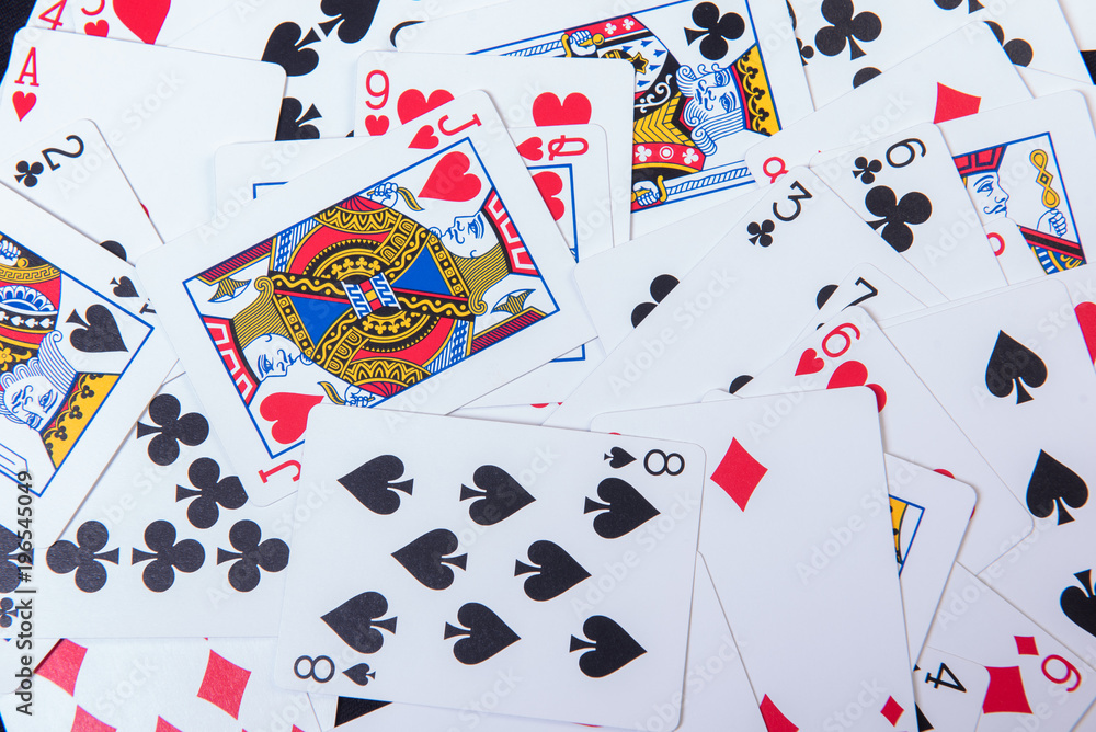 deck of card pile deck of card pile