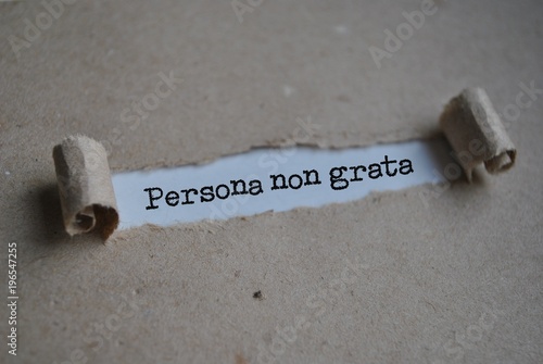 Persona non grata photo