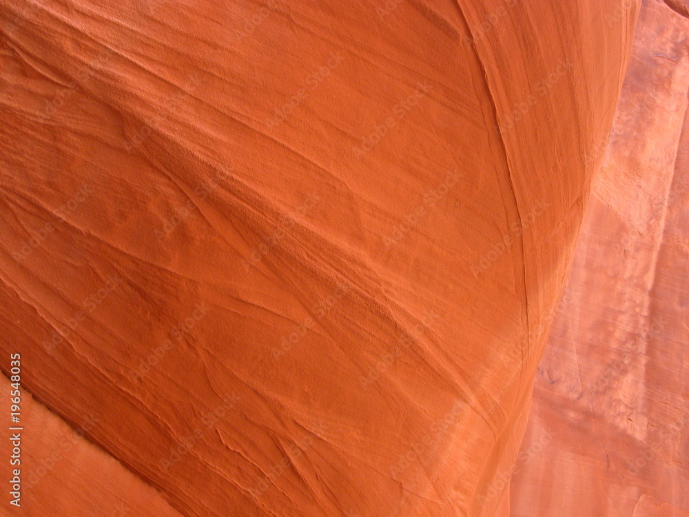 Obraz premium Orange or Red Slick Rock Texture in near Moab in Utah