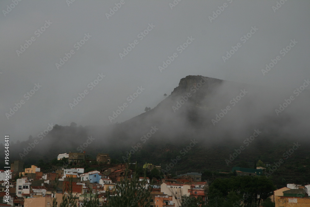 Fototapeta premium en la niebla