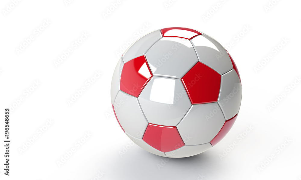 football soccer ball isolated on white the football is pink blue orange white black blue football soccer ball isolated on white the football is pink blue orange white black blue
