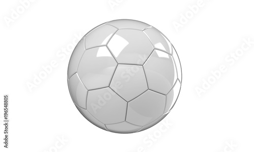 football soccer ball isolated on white the football is pink blue orange white black blue