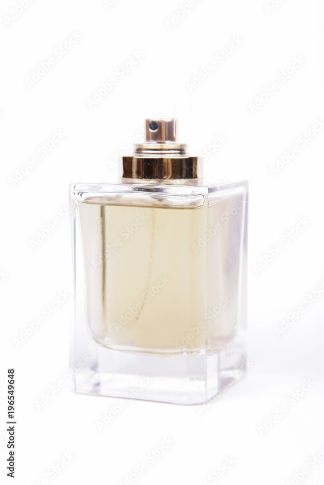 Bottle of perfume isolated on white background Bottle of perfume isolated on white background