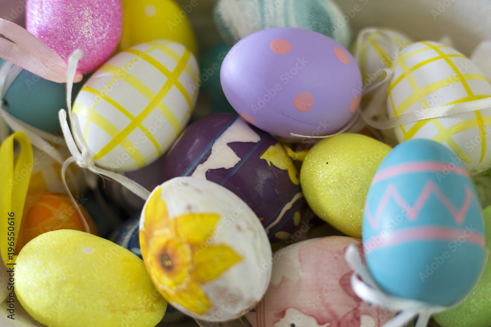 Fototapeta Easter eggs decoration
