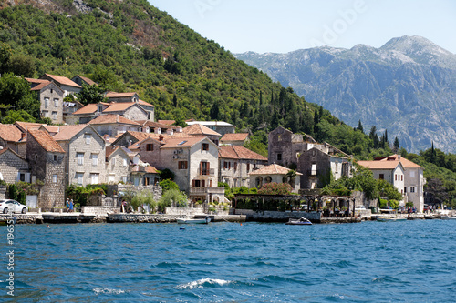 Fototapeta Naklejka Na Ścianę i Meble -  Perast town in the Bay of Kotor, Montenegro