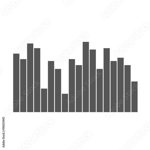 financial chart. Graph chart vector icon. presentation and chart. Business concept