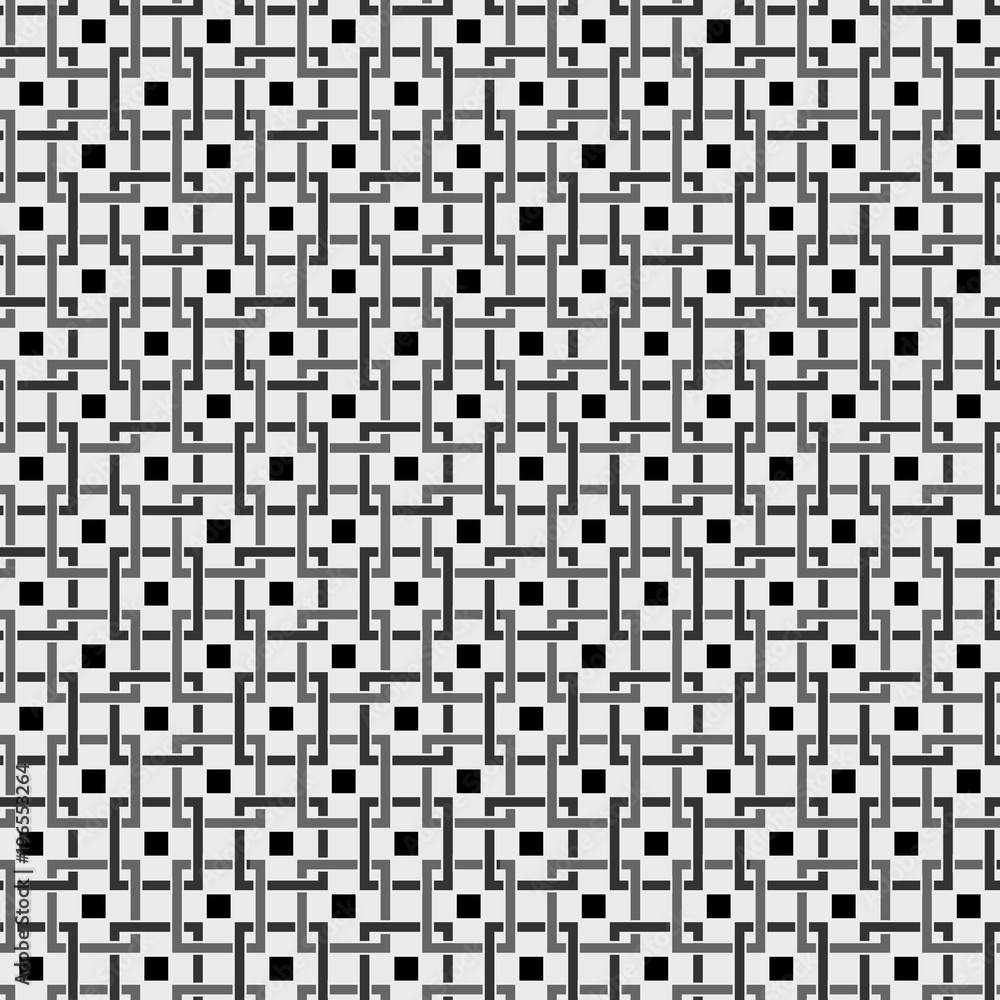 Fototapeta premium Seamless repeating pattern of squares.