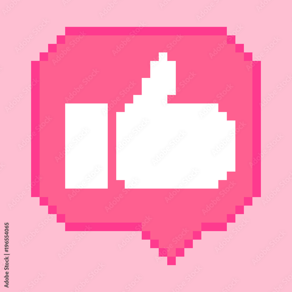8 bit thumb up icon 8 bit thumb up icon