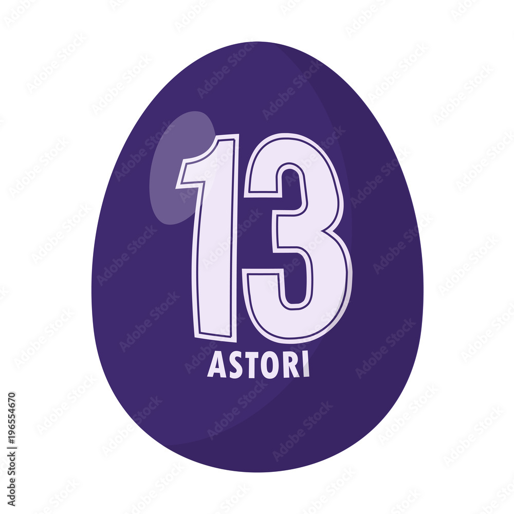 Flat vector Astori football shirt design Easter egg Flat vector Astori football shirt design Easter egg