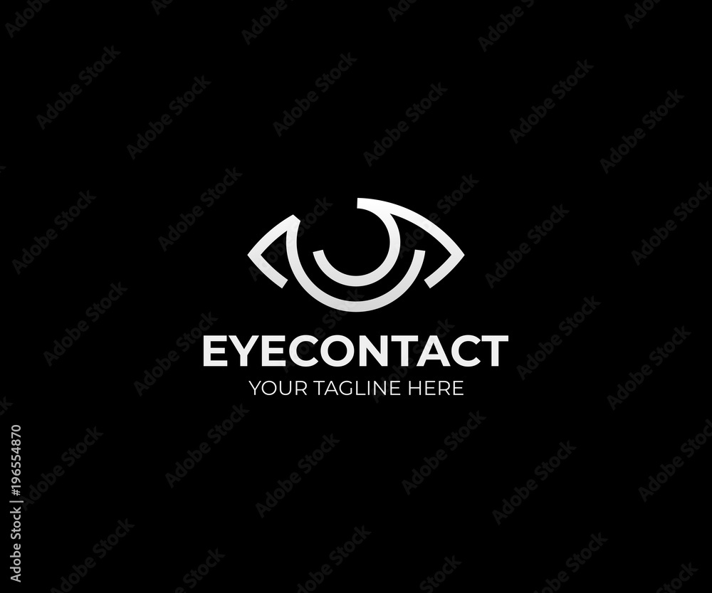 Eye vision logo template. Eyeball vector design. Optical logotype Eye vision logo template. Eyeball vector design. Optical logotype