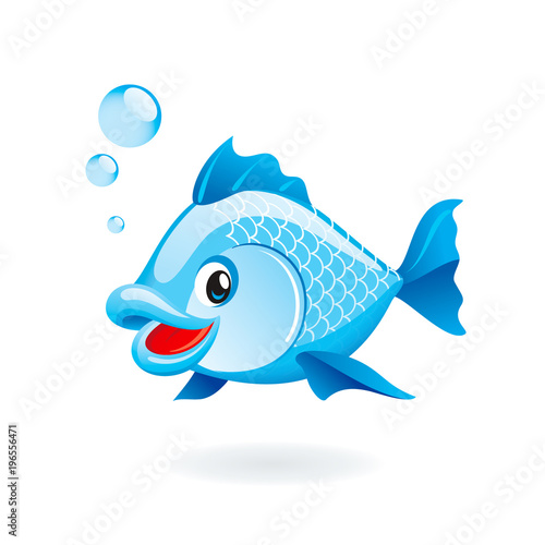 Photography Cute cartoon fish illustration