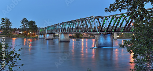 Stahlbrücke quesnel kanada