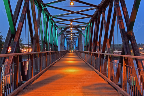 Stahlbrücke quesnel kanada