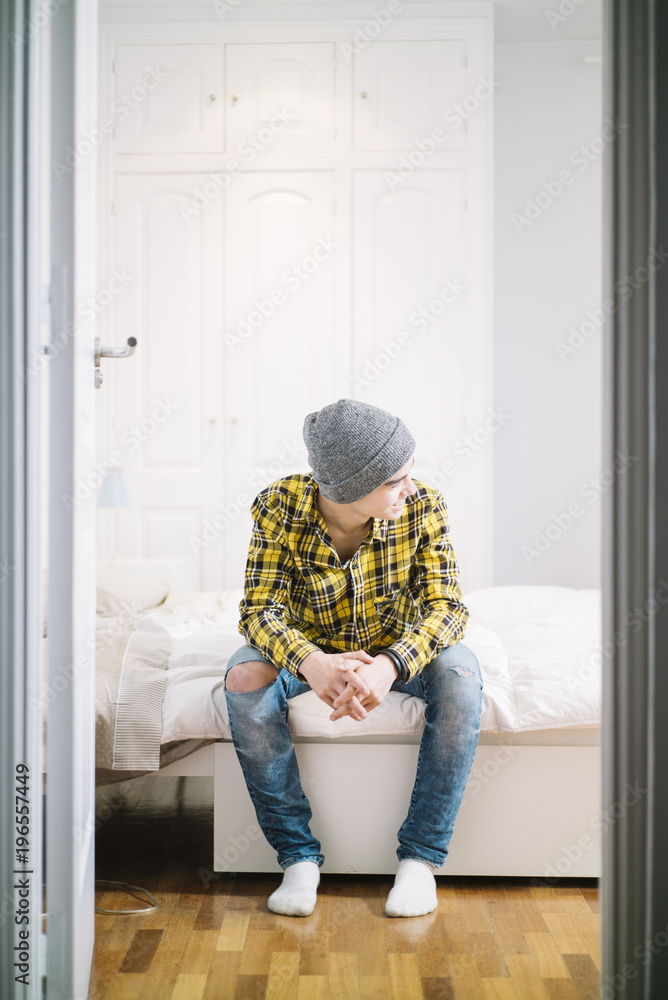 young boy in the room young boy in the room
